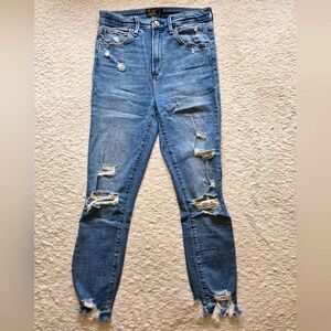 High Rise Super Skinny Ankle Jeans